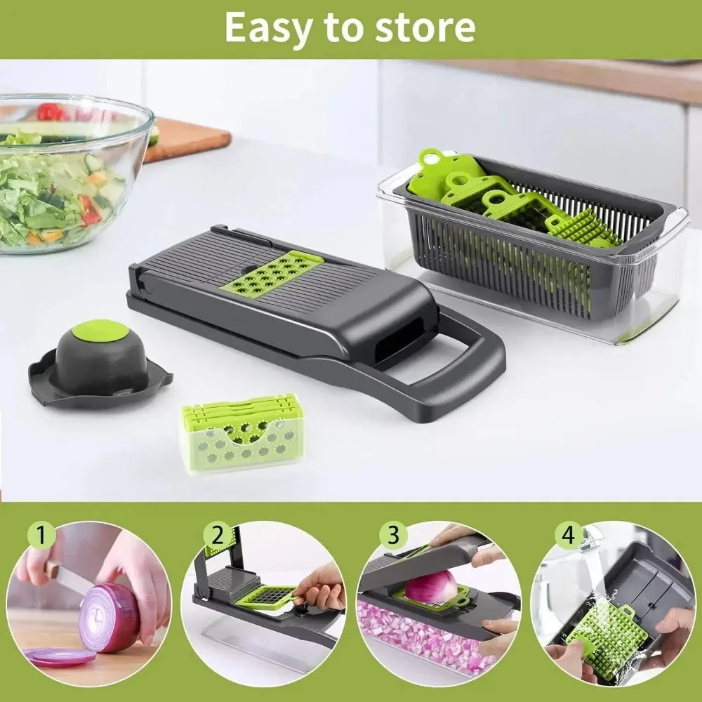 Vegetable Cutter Chopper and Slicer