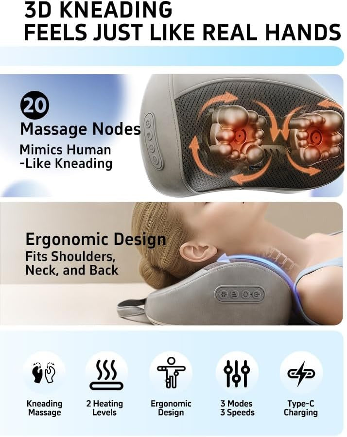 Electric Massage Pillow Vibrator