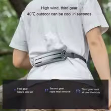 Wearable Belt Cooling Fan