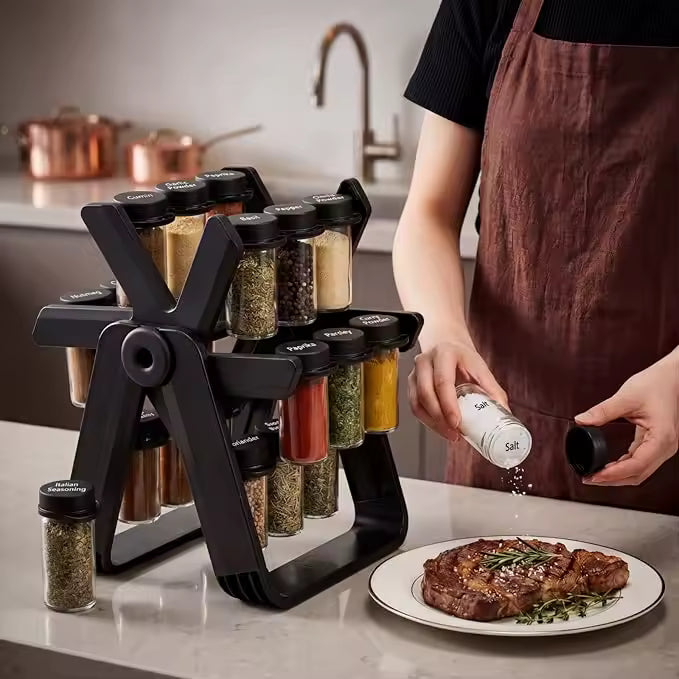 18 Jar Rotating Spice Rack